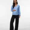 Top mit V-Ausschnitt in Regular-Fit