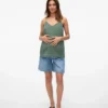 Top mit V-Ausschnitt in Regular-Fit