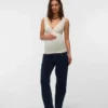 Top mit V-Ausschnitt in Regular-Fit