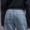 Topshop-Jeans mit hoher Taille und geradem Schnitt