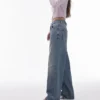 Topshop-Jeans mit niedriger Taille und lockerer Passform