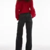 Topshop-Jeans mit niedriger Taille und weitem Bein