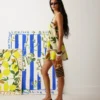 Topshop Kurzes Kleid mit Shorts