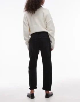 Topshop Mom-Fit-Jeans mit hoher Taille