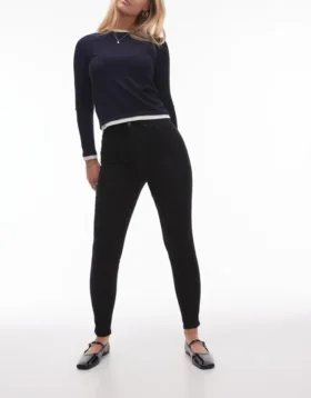 Topshop Skinny-Fit-Jeans mit hoher Leibhöhe