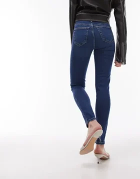 Topshop Skinny-Fit-Jeans mit hoher Leibhöhe