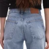 Topshop Straight-Fit-Jeans mit mittlerer Leibhöhe