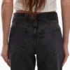 Topshop Straight-Fit-Jeans mit mittlerer Leibhöhe