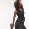 Topshop Taillierte Weste
