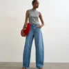 Tsalma High-Rise-Jeans im Barrel-Fit