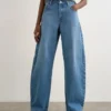 Tsalma High-Rise-Jeans im Barrel-Fit
