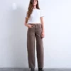 Tscinch Jeans mit niedriger Leibhöhe und weitem Bein