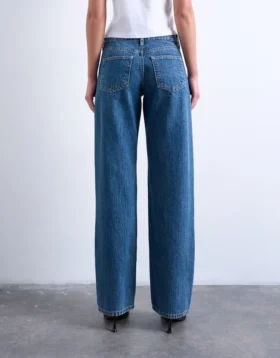 Tsember Jeans mit niedriger Leibhöhe und weitem Bein