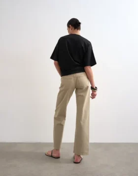 Tsember Jeans mit niedriger Leibhöhe und weitem Bein