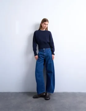 Tsemma High-Rise-Jeans mit Barrel-Fit