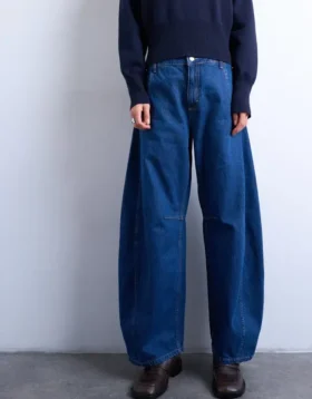 Tsemma High-Rise-Jeans mit Barrel-Fit