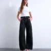 Tsemma High-Rise-Jeans mit Barrel-Fit