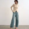 Tsemma High-Rise-Jeans mit Barrel-Fit