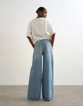Tshorizon Jeans mit mittlerer Leibhöhe und weitem Bein