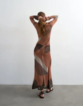Tside Langes Kleid