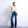 Tsjamie High-Rise-Jeans mit ausgestelltem Schnitt
