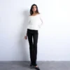 Tsjamie High-Rise-Jeans mit ausgestelltem Schnitt