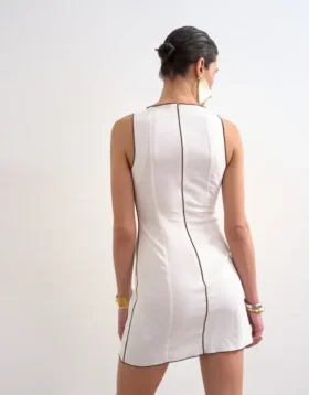 Tsjana Midi-Kleid
