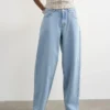 Tslowrie Jeans mit niedriger Leibhöhe und lockerer Passform