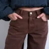 Tslowrie Jeans mit niedriger Leibhöhe und lockerer Passform