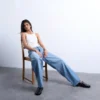 Tslowrie Low-Rise-Jeans in Baggy-Passform