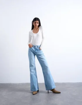 Tsmarie Jeans mit mittlerer Leibhöhe und ausgestelltem Schnitt