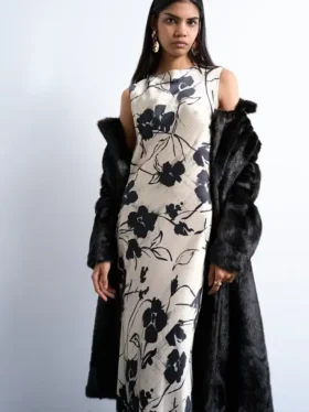 Tsmaureen Midi-Kleid