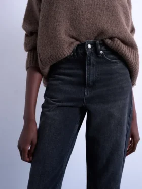 Tsmolly Mom-Fit-Jeans mit hoher Taille