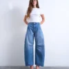 Tsemma High-Rise-Jeans mit Barrel-Fit
