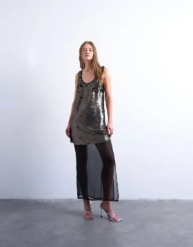Tsnora Midi-Kleid