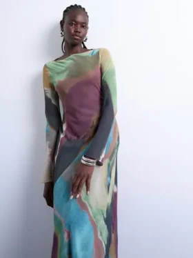 Tssofie Langes Kleid