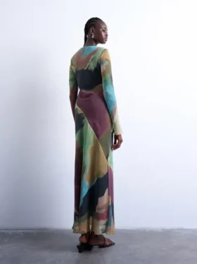 Tssofie Langes Kleid