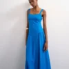 Tssvea Midi-Kleid