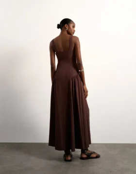 Tssvea Midi-Kleid