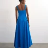 Tssvea Midi-Kleid