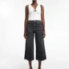 Tsvera High Rise Wide Fit – Cropped-Jeans