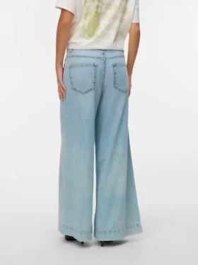 Vmaisa Jeans mit mittlerer Leibhöhe und weitem Bein