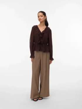 Vmalessia Hose mit hoher Taille