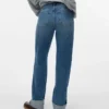 Vmallison Jeans mit mittlerer Leibhöhe und gerader Passform