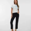 Vmamara Mid-Rise-Jeans in gerader Passform