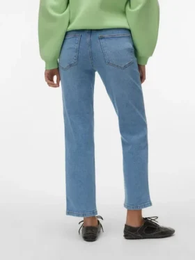 Vmamara Mid-Rise-Jeans in gerader Passform