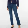 Vmamara Mid-Rise-Jeans in gerader Passform