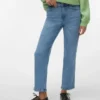 Vmamara Mid-Rise-Jeans in gerader Passform