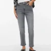 Vmamara Mid-Rise-Jeans in gerader Passform