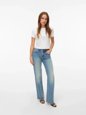 Vmasta Low-Rise-Jeans mit Bootcut-Passform